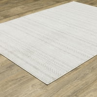 Orijentalne tkalje Montecito 4929e bijelo siva 9'10 12'10 ćilim za unutrašnje prostore