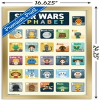Star Wars: Saga - Zidni poster abecede, 14.725 22.375