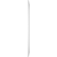 Ekena Millwork 18 W 34 H True Fit PVC horizontalni šlag Moderni stil fiksne roletne, bijeli