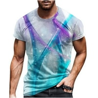 Majica kratkih rukava za muškarce Lines Lines 3D digitalni grafički ispis Muške ljetne košulje Okrugli