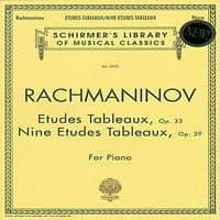 Schirmerova biblioteka muzičke klasike: Etudes Tableaux, op. &: Schirmer Biblioteka klasike Volumen klavir solo