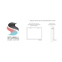 Stupell Industries Smile Glam citat šik ogrlica raznolik dizajn teksta grafička Umjetnost Crna uramljena