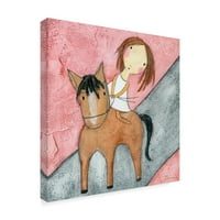 Zaštitni znak likovne umjetnosti 'ružičasti konj' umjetnost Carla Sonheim