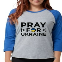 CafePress-Moli Se Za Ukrajinu-Ženska Bejzbol Majica