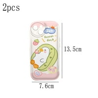 Elegantne i zaštitne futrole za iPhone-slatki dizajn crtića, vazdušni jastuk TPU-Duck a