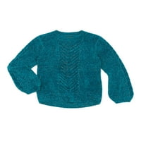 Forever I Ever Girls Chenille Novelty pulover džemper, veličine 4 - & Plus