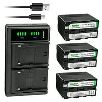 Kastar NP-F970PRO baterija i Ltd USB punjač Kompatibilan sa GVM LED LED LED LED CN-CN- CN-CN CN CN CN
