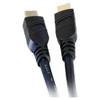 C2G 4K Active Brzi HDMI kabel, 4K 60Hz, u zid CL3-ocijenjeni, crni
