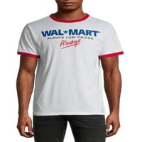 Walmart muške i velike muške Ringer Logo & travnjak i vrt grafički T-Shirt, 2-Pack