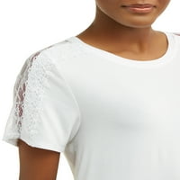 Alison Andrews ženska čipkasta majica sa kratkim rukavom