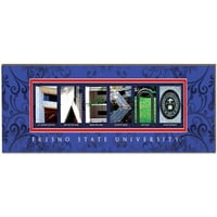 Fresno State Bulldogs Letter Art