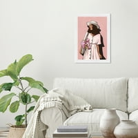 Wynwood Studio takođe štampa cvijeće Moda i Glam portreti zidna Umjetnost platno Print Pink 13x19
