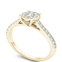 Imperial 1 2CT TDW dijamantski prsten od žutog zlata od 10k