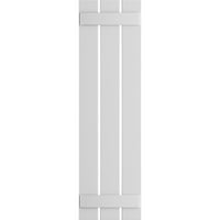 Ekena Millwork 1 8 W 26 H True Fit PVC Tri ploče na rasporećim tablice-n-batten kapci, nedovršeni
