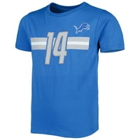 Mladi Amon-Ra St. Brown Blue Detroit Lions Igrač Ime I Broj T-Shirt