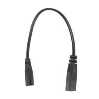 Extension Power adapter, profesionalni PVC vanjski poklopac 0. 1.0ft IEC320 C8 to IEC320 C7 produžni kabel