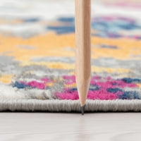 Savremeni tepih apstraktna višebojna dnevna soba lako se čisti