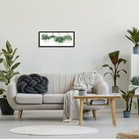 Stupell Industries viseći Sadilice kuća biljka ležerno cvjetanje lišće slika Crni uokvireni umjetnički
