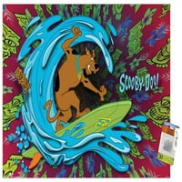 Scooby-doo - Surf zidni poster, 14.725 22.375