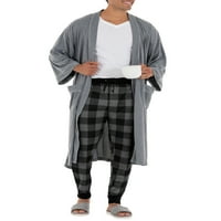 George Muški pleteni vafle moderne fit jogger pantalone za spavanje