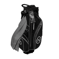 Zero trenje Black Golf torba, ručnik za golf i rukavice