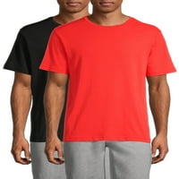 Atletska djeluje muške i velike muške majice TRI, 2-pakovanje, do veličine 5xl