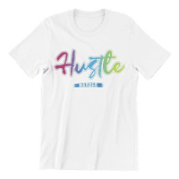 Muška Hustle hard meka pamuk T-Shirt za odrasle