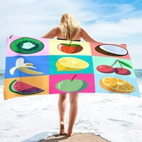 Funny voće Brzo suhog ručnika za plažu Prevelizirani pesak Besplatno Veliki ručnici za plažu Bazen Bazen