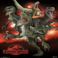 Juroshic World - Raptors zidni poster, 22.375 34