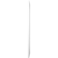 Ekena Millwork 12 W 72 H True Fit PVC dijagonalna ploča modernog stila fiksne kapke, bijeli