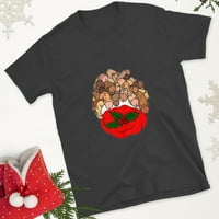 Trendy Casual Loase Majica kratki rukav Comfy bluza za žene Lady Slatka Gnome Grafičke košulje Okrugli