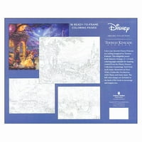 Kolekcija Disney Dreams Thomas Kinkade Studios Disney Princess Colorin Poster