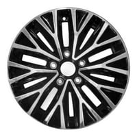 6. Obnovljeni OEM aluminijumski točak, Mašinski Crni, odgovara-Volkswagen Jetta