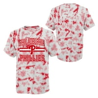Crveni Philadelphia Phillies Tie-Dye T-Shirt