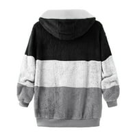 Tbopshirt kardigan za žene, klirens modni ženski Patentni zatvarač V-izrez pulover vrhovi dugi rukavi