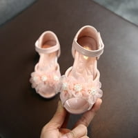 Djevojke za djevojke Djevojke princeze kožne kožne dude sandale biserne cipele cvjetne dječje cipele