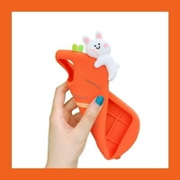 Dotpet jedinstvena futrola kompatibilna sa iPhoneom Plus Plus, slatki zabavni 3D dizajn medvjeda iz crtića