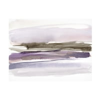 Jennifer Goldberger 'Purple Umber I' Canvas Art