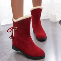 Sanbonepd čizme za snijege Ženske termalne čizme Snow Tassel Ankete Boots cipele tople plišane debele