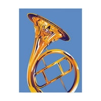 Zaštitni znak likovne umjetnosti 'Francuski rog 8' platna umjetnost David Chestentt
