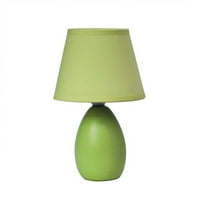 Jednostavni dizajni mini jaja ovalna keramička stolna lampa, narandžasta