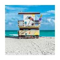 Zaštitni znak likovne umjetnosti' Miami Beach IV ' platnena Umjetnost Richarda Silvera