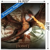 Hobbit: Bitka od pet vojski - Smaug zidni poster, 14.725 22.375