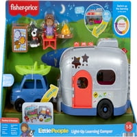 Fisher- Little Lices Light-up Camper Electronic Electronic Tyy RV za mališane