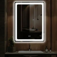 Neutrip crno moderno vođeno ogledalo