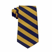 Boy's College prugasti kravate - zlatna mornarica