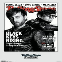Rolling Stone Magazine - Crni tasteri zidni poster, 22.375 34