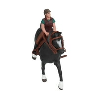 Domqga Farm konkurica za konj, prijenosna igračka slatka delikatni poklon za rođendan simulirani konj