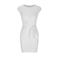 Ženske ljetne haljine Djevojke haljine Flutter Fit & Flare vjenčanica bijela 2xl