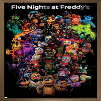 Pet noći u Freddy-u: Posebna dostava - zidni poster kolaža, 22.375 34